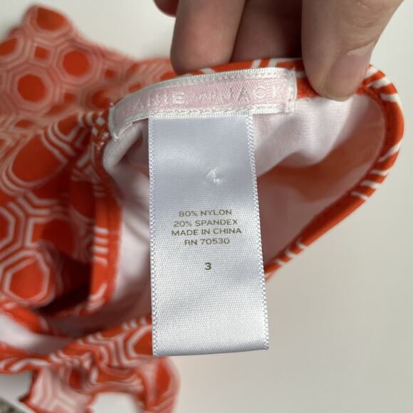 Janie And Jack Orange Halter Bathing Suit - Picture 3 of 5